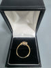 9CT Gold Ring With Black Stone 1.7G HM SIZE N