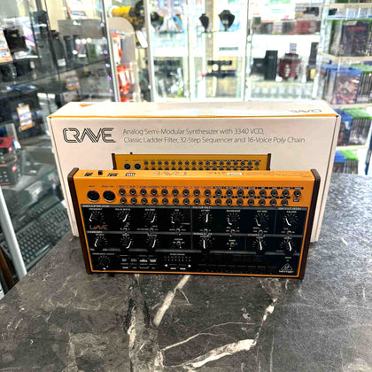 Behringer Crave Analogue Semi-modular Synthesizer and Sequencer - Boxed