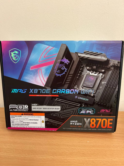 MSI MPG X870E CARBON WIFI Motherboard Socket AM5 X870E DDR5 S-ATA 6Gb s ATX
