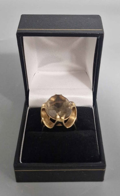 9ct GOLD RING 375 7.7G 1'' Size R