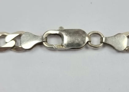 Silver Curb Chain 20