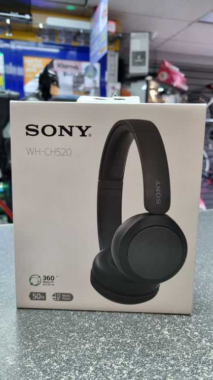 SONY WIRELESS HEADPHONES WH-CH520 Bluetooth Headphones - BLACK PRESTON