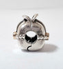 Pandora Two Tone Amethyst Purple Purse Clip Charm