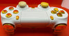 Arctic White Themed W/ Chrome Gold Buttons Official Ps4 Controller V2