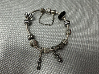 **Sale** Pandora Bracelet with 12 Charms.