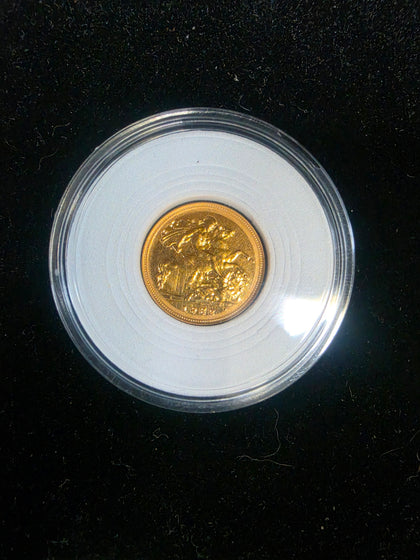 22CT 4G Half Sovereign 1982