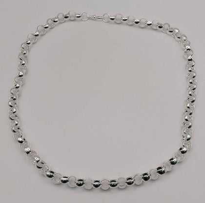 ***BRAND NEW *** 925 silver belcher style chain 87.7g 28