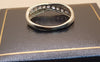 9CT  Yellow Gold Ring With Clear Stones - 1.58g - Size M - Hallamrked