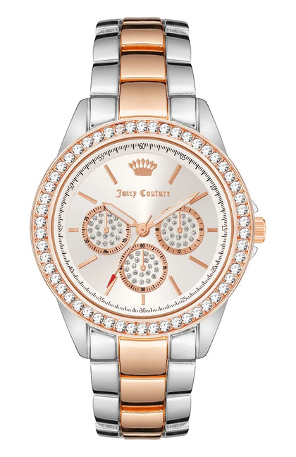 Juicy Couture Women's wristwatch with metal strap JC1285SVRT