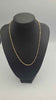 9ct Yellow Gold Milano Rope Chain Necklace - 3.12 Grams - 18" Long