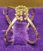 Gucci - 18CT Yellow Gold Ring Running G Cross - 5.25g - Size L