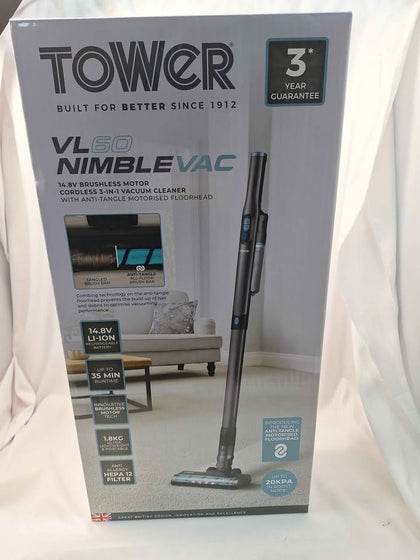 Tower VL60 Nimble Vac 14.8v Brushless Motor Cordless Vacuum Cleaner Hoover *BRAND NEW*