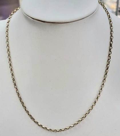 9ct Gold Hoop Chain 20.5