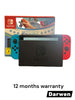 Nintendo Switch Case with Neon Red & Blue Joy-Cons Boxed