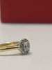 The Forever Diamond 18CT Yellow Gold Ladies Ring With 0.18Ct Diamond Stones - 3.01 Grams - Size J