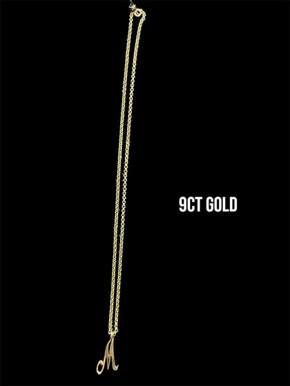 9ct Letter M and 18