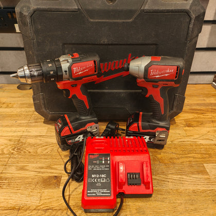 Milwaukee M18BLPD / Milwaukee M18BLID Power Tool Set