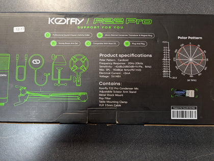 Koorfly F22 Pro Condenser Microphone