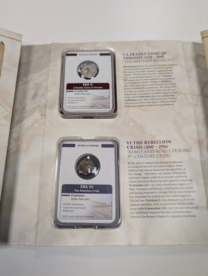 SAMLER HUSET JOURNEY THROUGH THE ROMAN EMPIRE 10 COIN SET