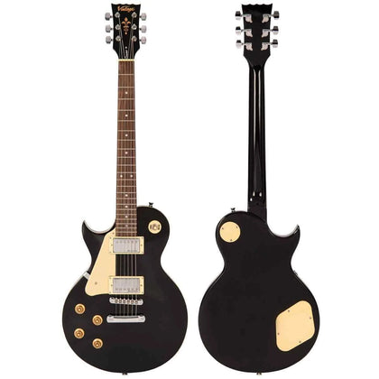 Vintage V10 Coaster Series Electric Guitar Pack Left Hand Gloss Black  ***STORE COLLECTION ONLY***.