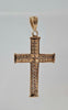 9 Carat Gold Chain with 9 Carat Gold/Diamond Cross