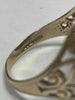 St George And The Dragon 9ct Gold Ring Size P 1/2