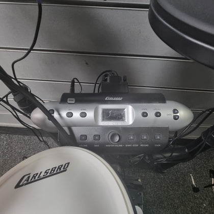 Carlsbro CSD120 Compact Electronic Drum Kit Premium Bundle Package
