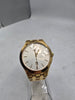 candino watch gold metal strap
