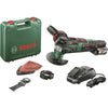 Bosch 603104071 AdvancedMulti 18 Cordless Multifunction Tool with 18 V Lithium-Ion Battery, Green