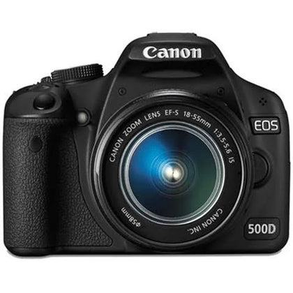 Canon EOS 500D Digital SLR Camera with EF-S 18-55 mm (15.1MP).