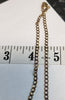 9ct Yellow Gold Curb Chain - 22" - 8.28g - Hallmarked
