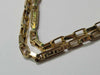 14ct Greek Patterned Box Chain 22"