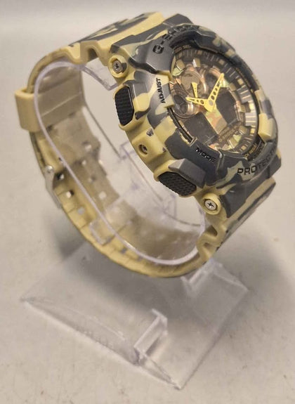 Casio G-Shock GA-100 Men's Analog-Digital Watch Camouflage Green, Boxed