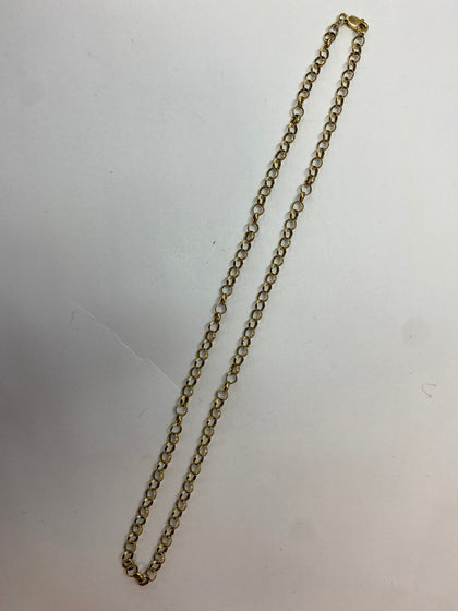 9CT GOLD BELCHER CHAIN LEIGH STORE