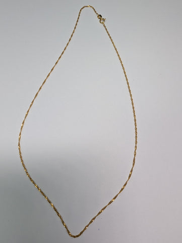 9CT GOLD NECKLACE 16