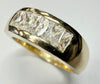 14ct yellow gold ring Size N 1/2