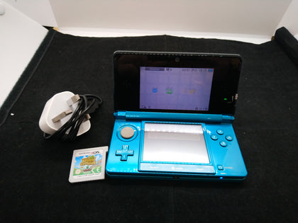 Nintendo 3DS Blue and animal crossing. No stylus pen is included
