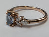 10CT GOLD (LAB CREATED MOISSANITE) RING SIZE J 1.81G PRESTON STORE