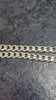 925 SILVER STERLING HALLMARKED, CURBED CHAIN, 22", 64.3G, BOXED, PRE OWNED