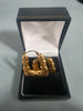 9ct GOLD EARRINGS 375 3.0G 1'' in Length