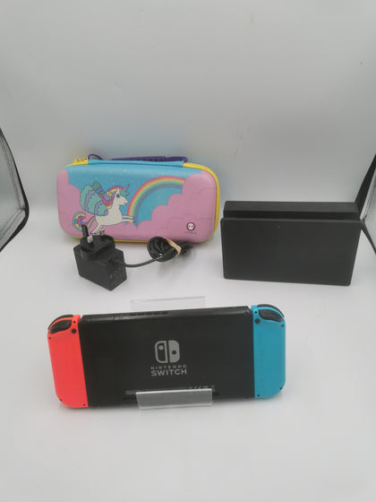 Switch Console, 32gb Hac-001-01 + Mixed Joy-con, Unboxed with charger and dock+ carry case
