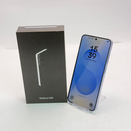 Samsung Galaxy S25 128GB Icy Blue Unlocked – 100% Battery Health — FULLY TESTED