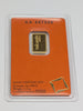 Valcanbi Suisse 2.5g 999.9 Fine Gold