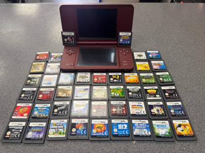 Nintendo DSi XL with 40+ Games - No Charger
