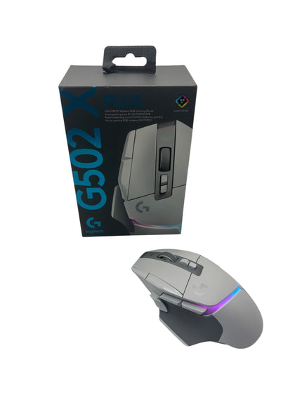 Logitech - G502 x Plus Wireless Gaming Mouse - White