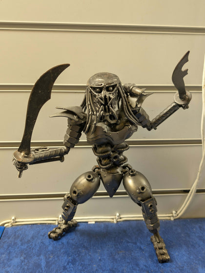 Scrap Metal Predator Sculpture