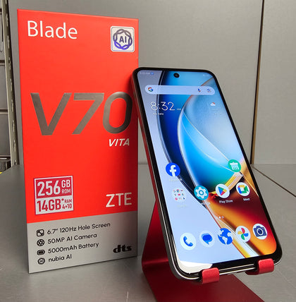 ZTE Blade V70 Vita (4GB+256GB)Jade Green, Unlocked