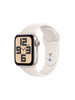 Apple Watch SE GPS 40mm Starlight Aluminium Case with Starlight Sport Band - S/M