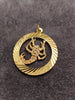 9ct Yellow Gold 'Scorpio' Zodiac Pendant