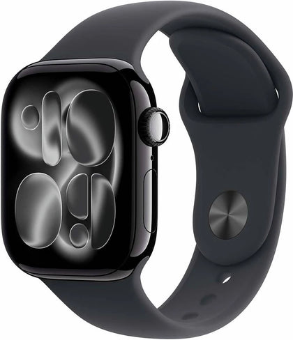 Apple Watch Series 11 GPS 42mm Aluminium Case with Black Sport Band